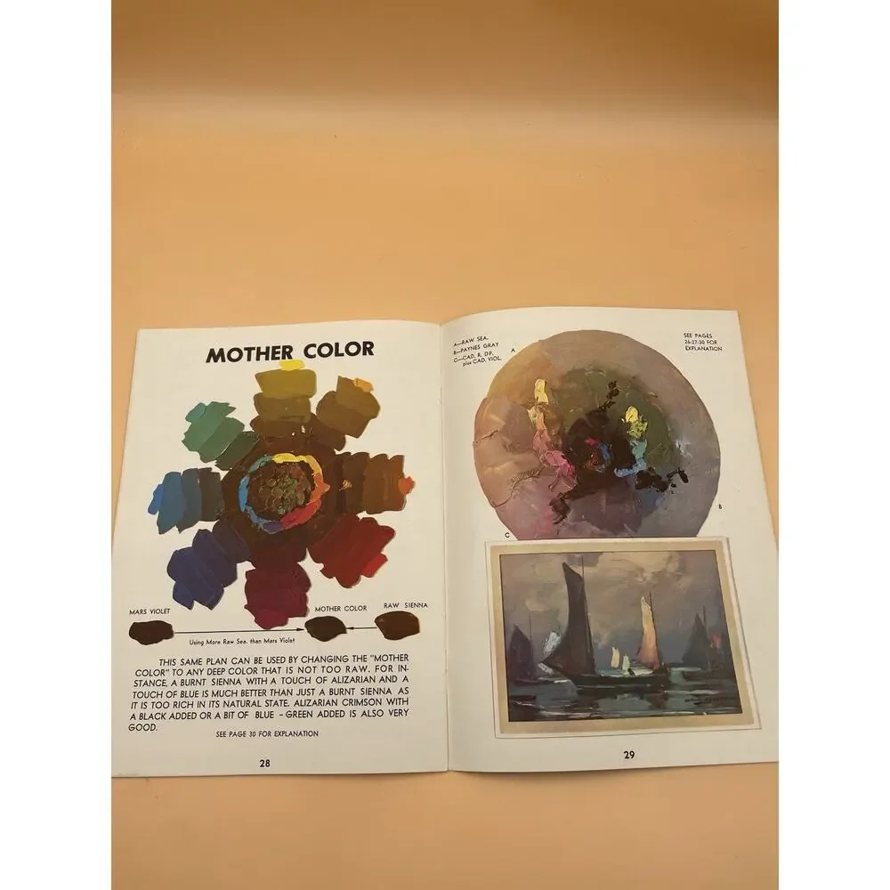 Vintage Walter Foster Mother Color Art Instruction Booklet Merlin Enabnit